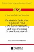 eBook Serie: Schriften der Deutschen Vereinigung für Sportwissenschaft